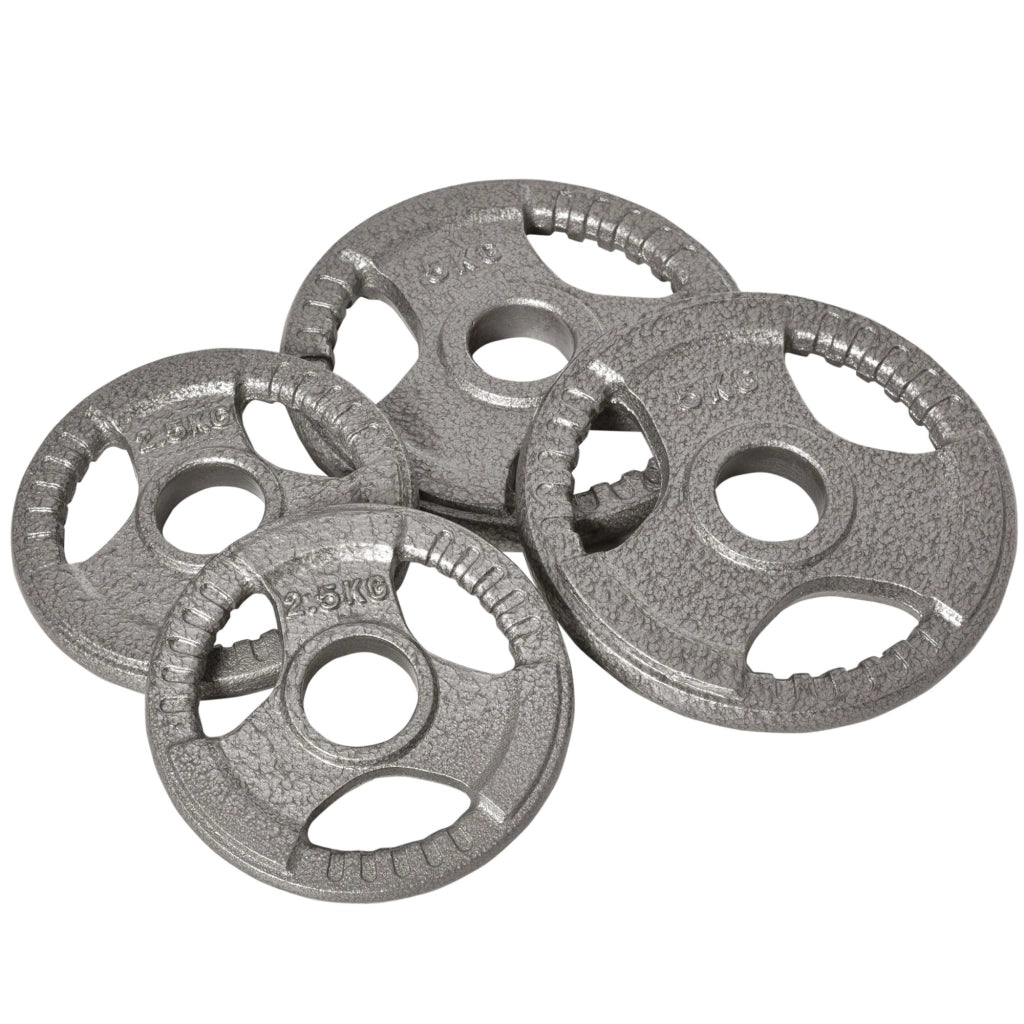 Dischi Pesi 2,5/2,5/5/5 kg ¨C Zephmum ¨C 4 Dischi Allenamento Acciaio