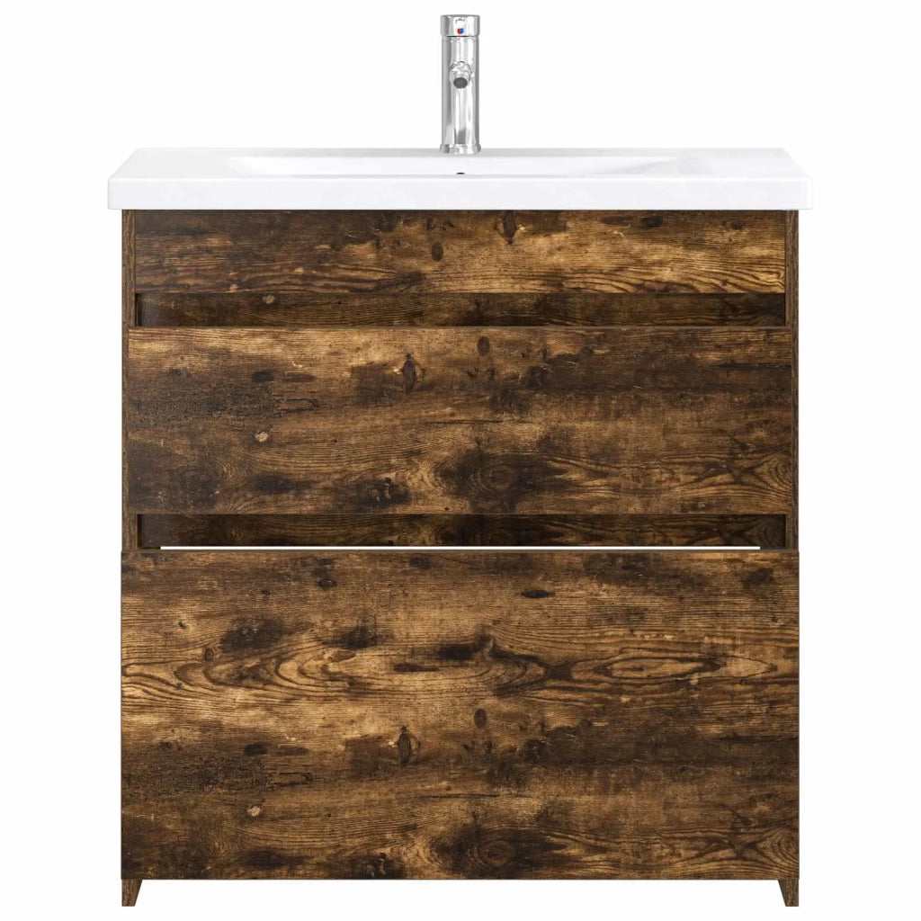Set di mobili per il bagno Rovere Fumo 81 x 40 x 84,5 cm 3404270