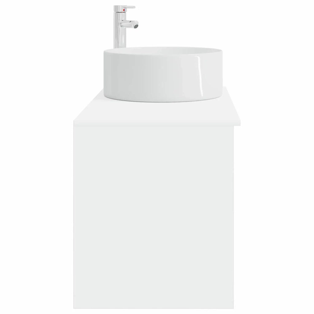 Set di mobili per il bagno 2 pcs Bianco Legno ingegnerizzato 3403928