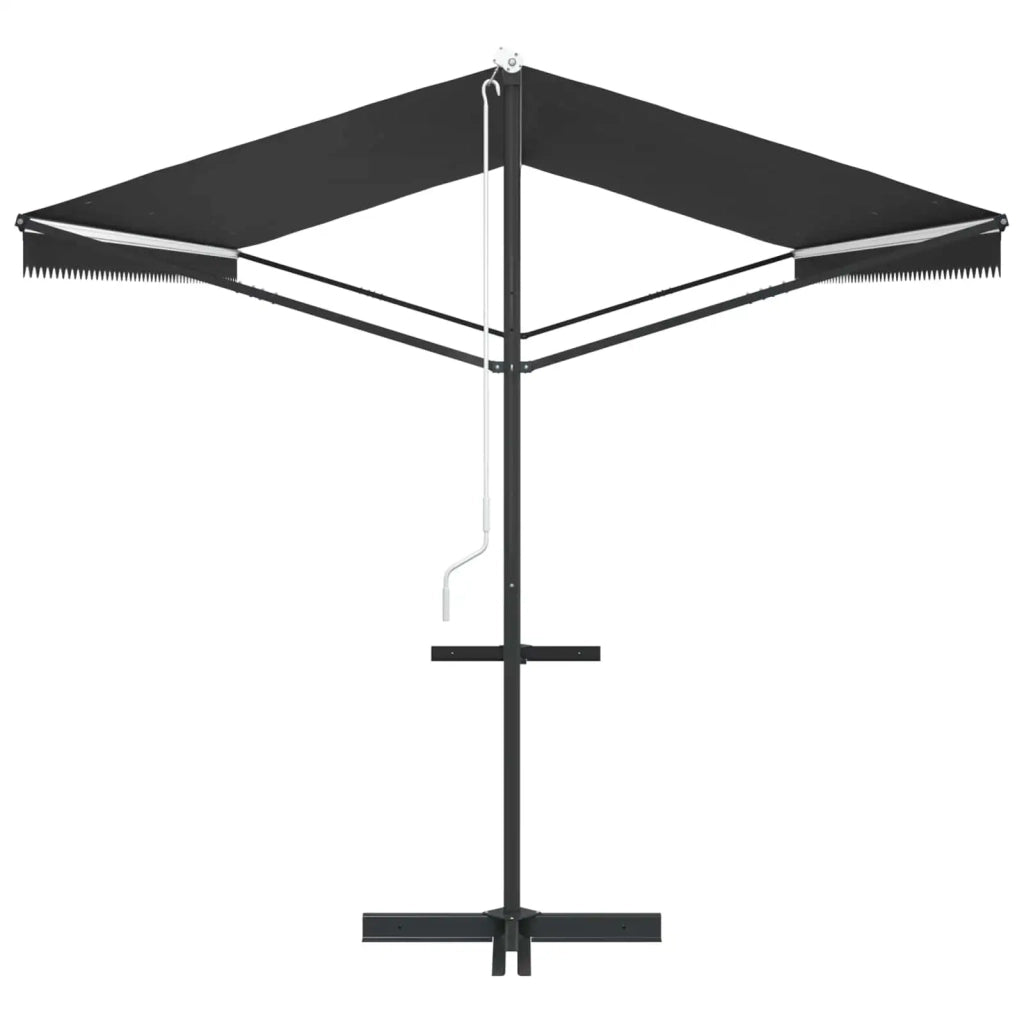 Tenda Parasole con Piedistallo 600x300 cm Antracite 145888