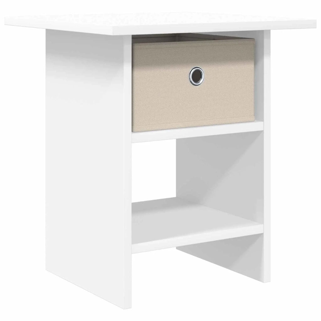 Comodino con cassetto Bianco 41 x 40 x 45 cm Legno multistrato 8000436