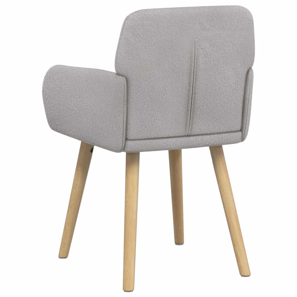 Sedie da pranzo 2 pz Bouclé Grigio Chiaro 59 x 57 x 85 cm 42034324