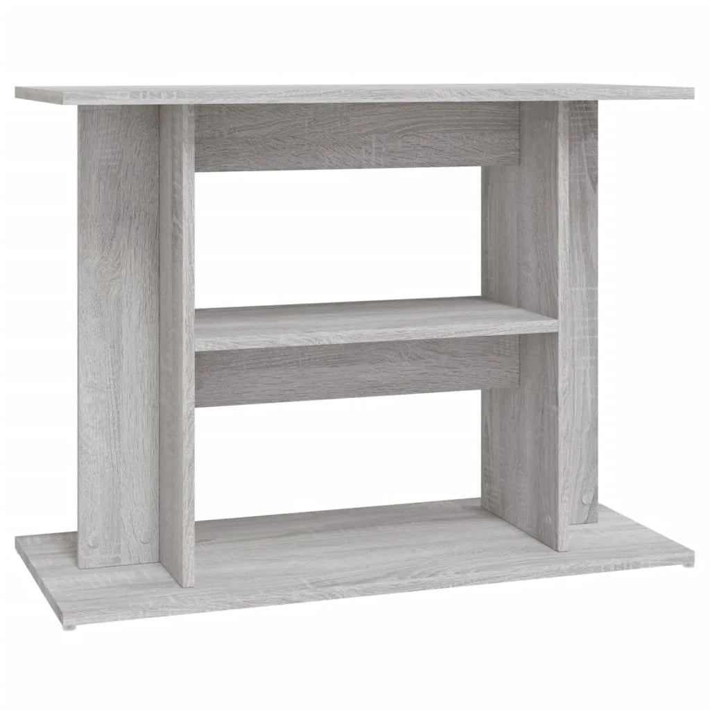 Supporto base per mobiletto acquario mobili Sonoma 80 x 35 x 60 cm legno ingegnerizzato grigio 02_0045092