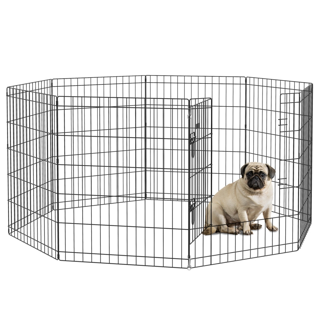 Recinto per Animali Domestici ¨C zephmum ¨C Nero 76 cm