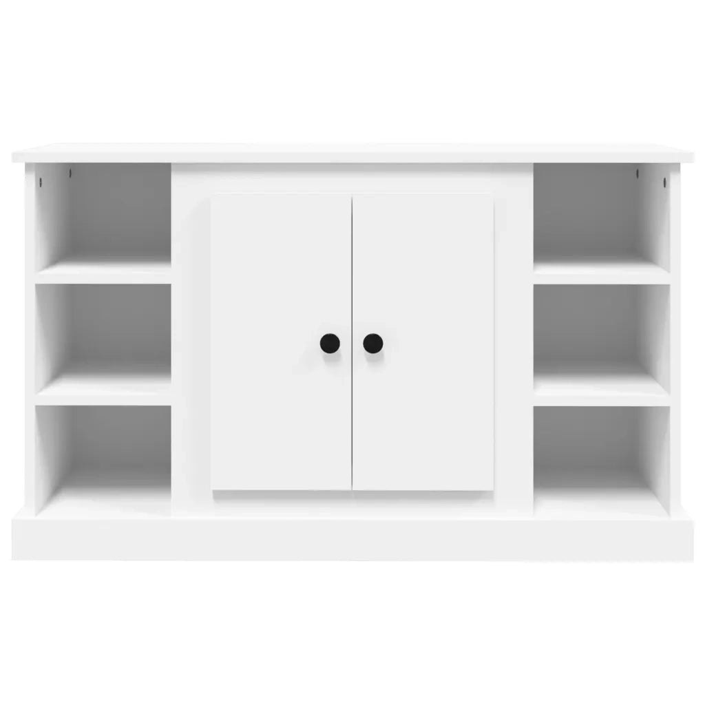 Credenza-Buffet-Armadio da cucina Bianca 100x35,5x60 cm in Legno Multistrato