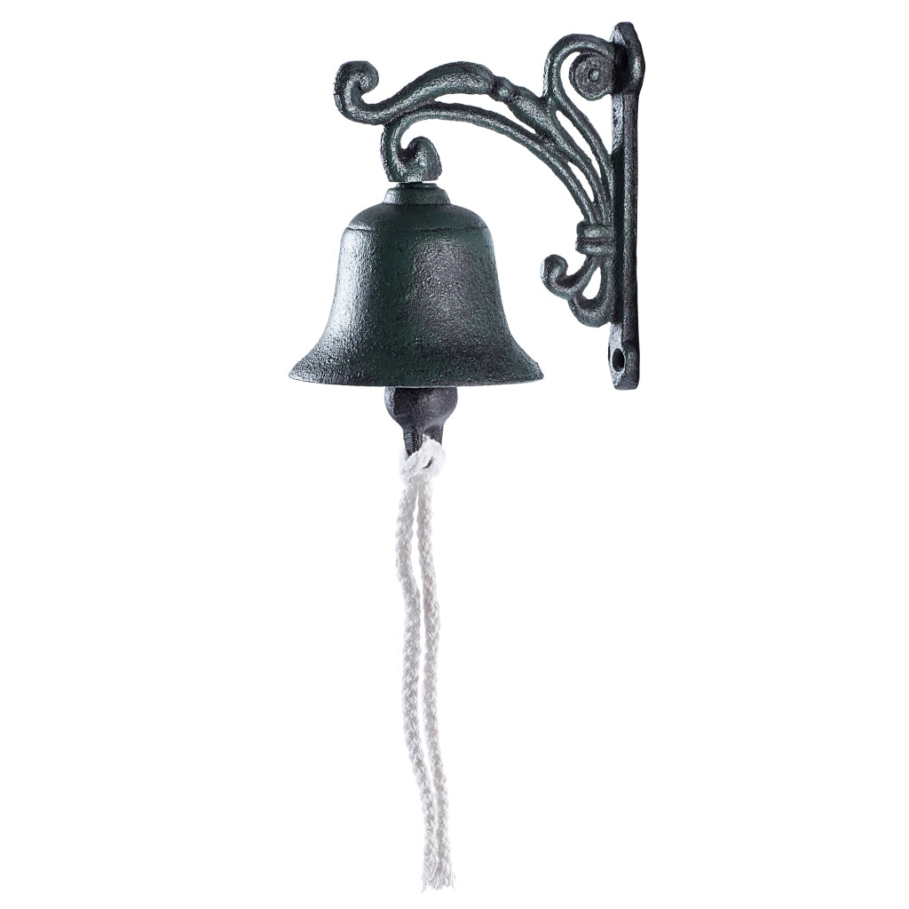 Campanello in ghisa KADAX per porte da giardino, campanello decorativo in stile retrò.