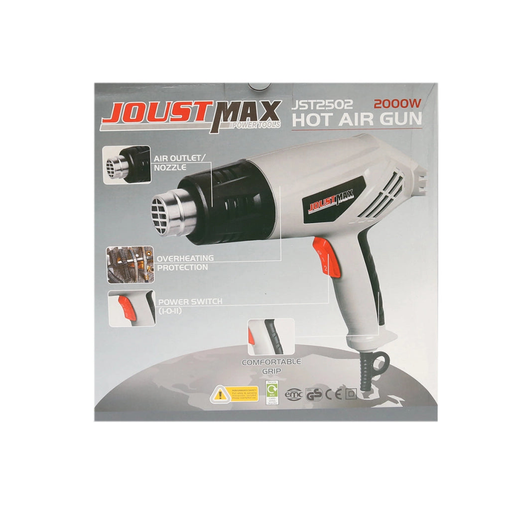 Pistola ad aria calda Joustmax 550C, 550 l/min, 2000 W