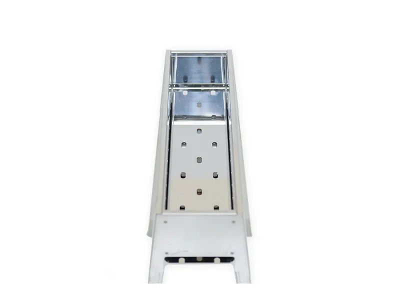 Barbecue a carbone per arrosticini Lisa Milano Grill 80+40 in acciaio inox - Con kit paratia + griglia