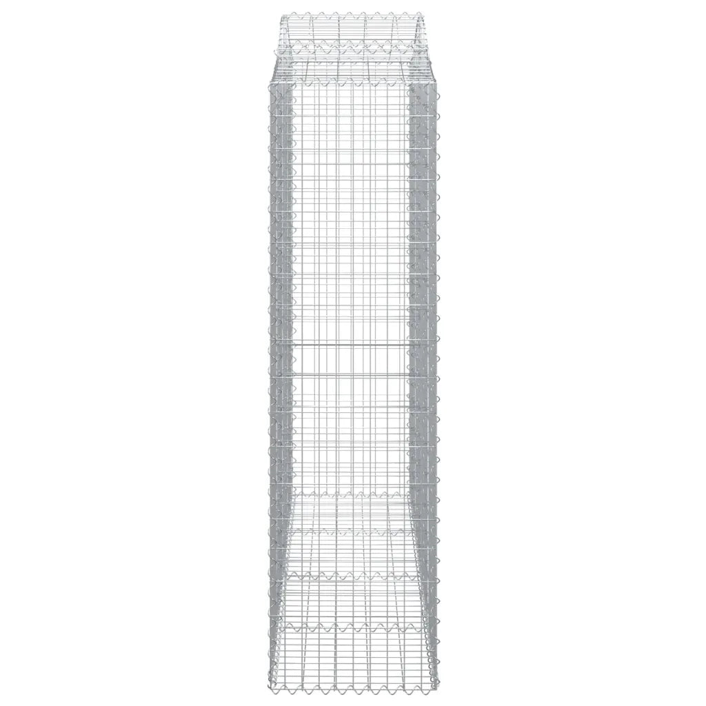 Cesti Gabbioni ad Arco 3 pz 200x50x180/200 cm Ferro Zincato 3145725
