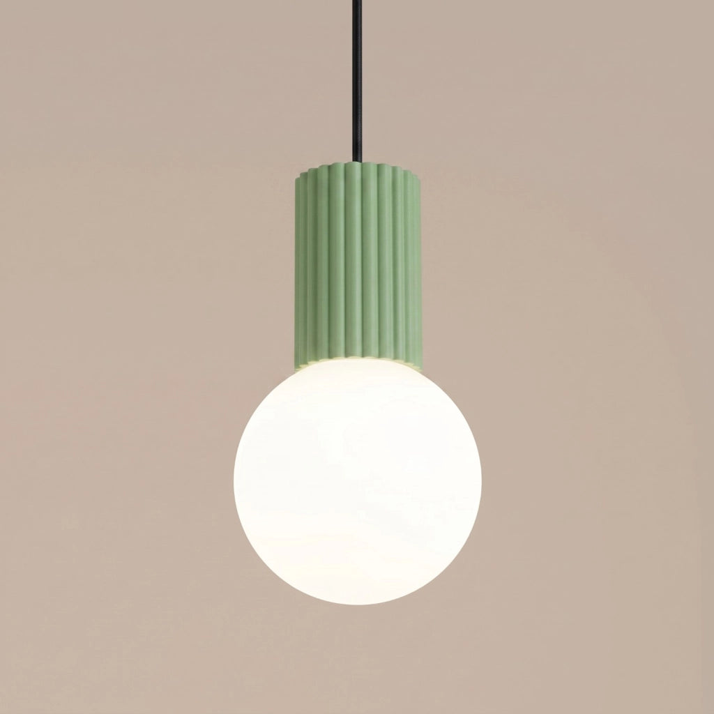 Lampada a sospensione HALO 1 salvia