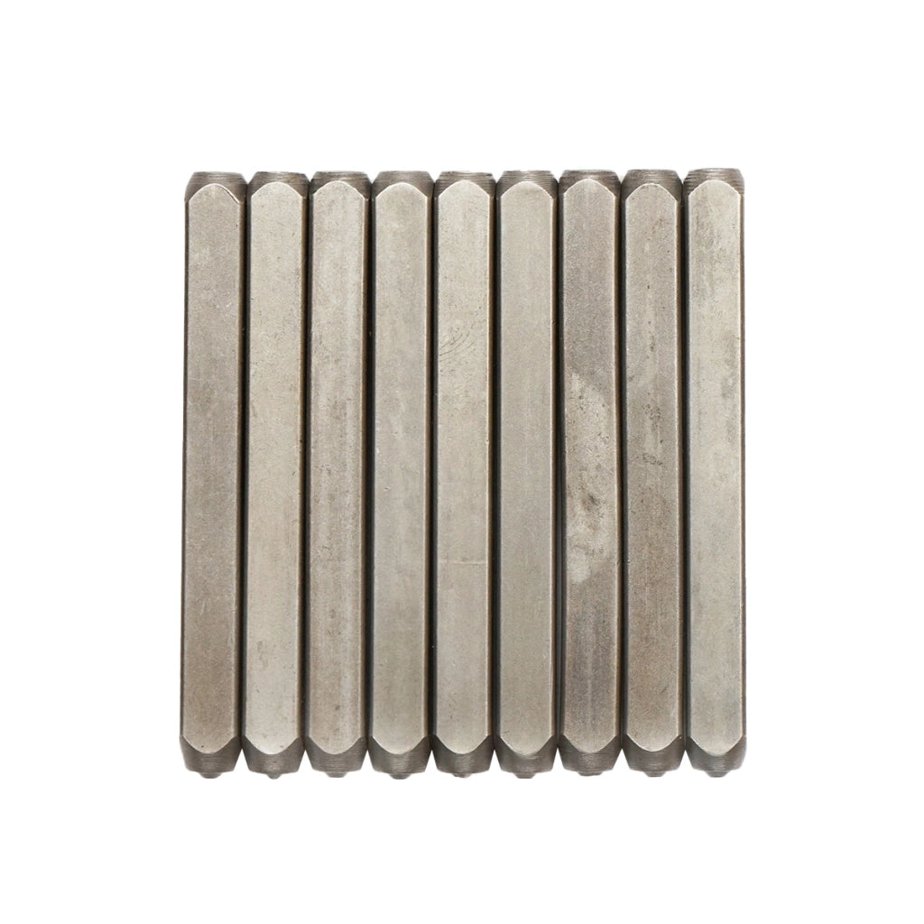 Set di 9 punzoni con numeri da 0 a 9 – altezza caratteri 3 mm