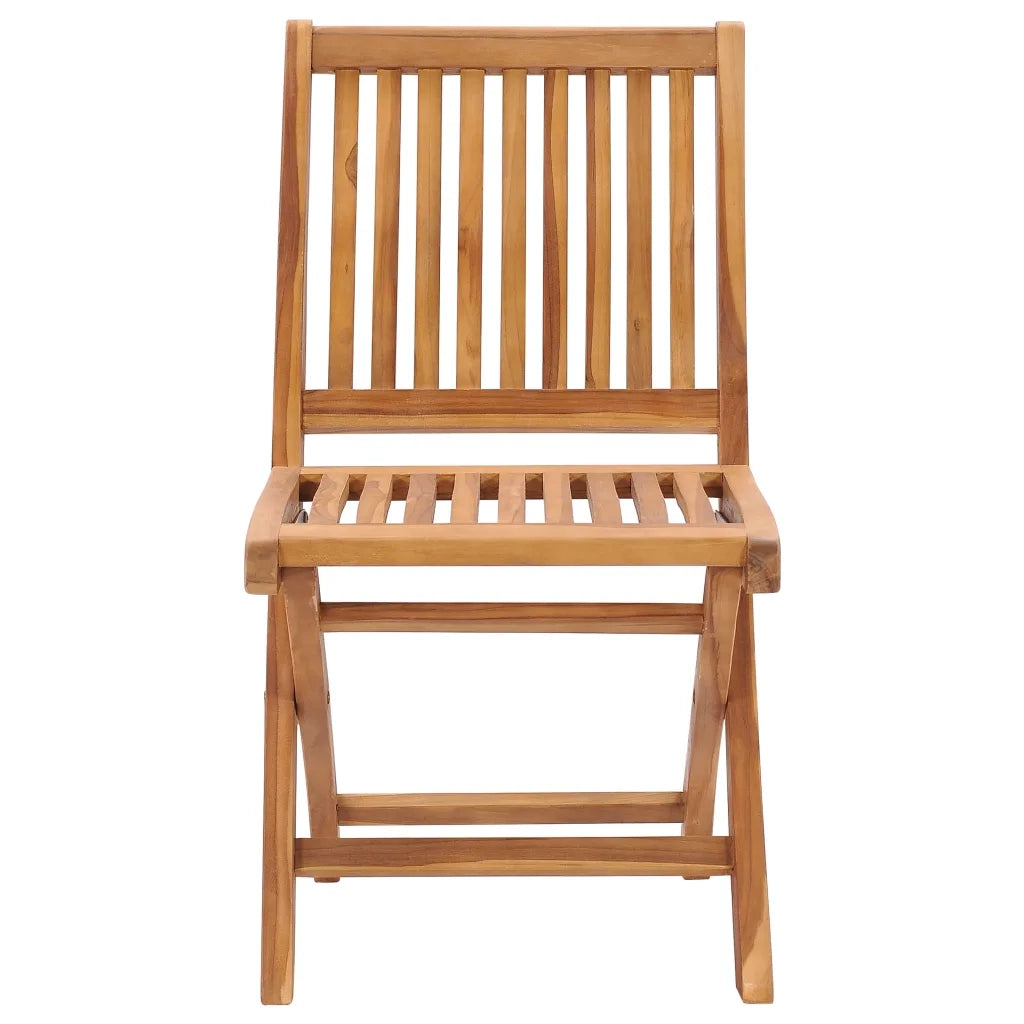 Sedie da Giardino Pieghevoli con Cuscini 8 pz Massello di Teak 3072877