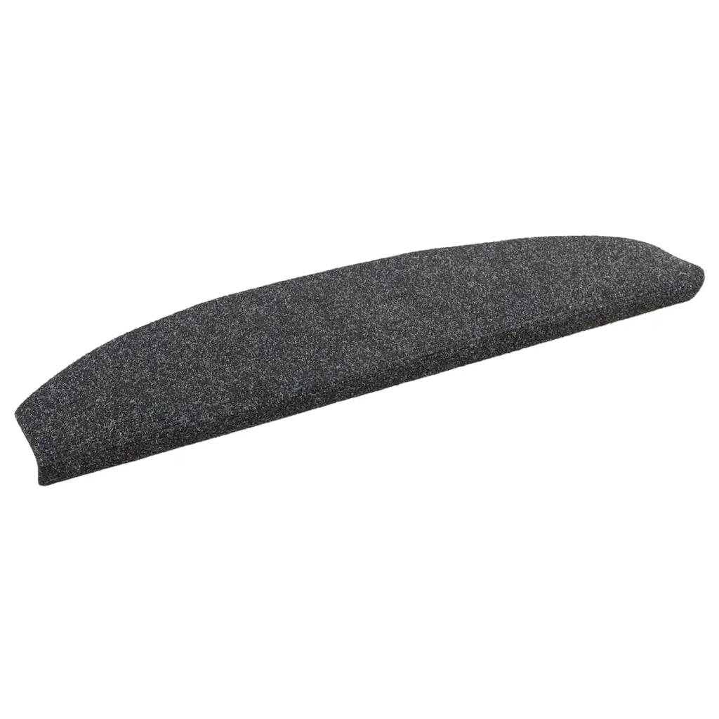 Tappetini per scale autoadesivi 15 pcs Grigio Scuro