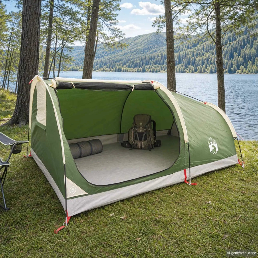 Tenda da Trekking Impermeabile 2 persona Verde 42042226