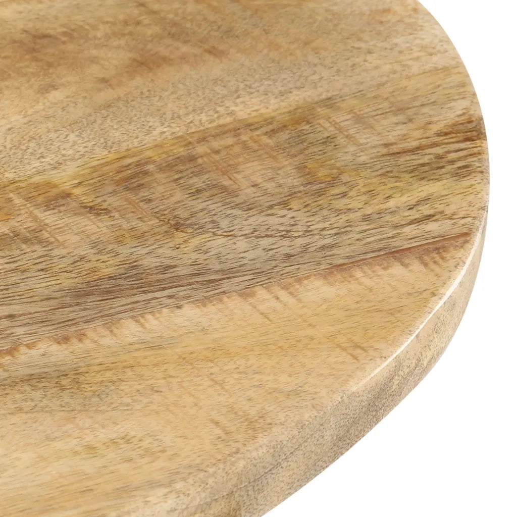 Tavolino di Servizio-Tavolino Consolle-Tavolino da soggiorno 48x48x56cm in Legno Massello di Mango