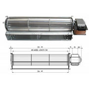 Ventilatore tangenziale stufa pellet TGA 60/1-300/30 EMMEVI FERGAS  NORDICA 50w - UNIVERSALE