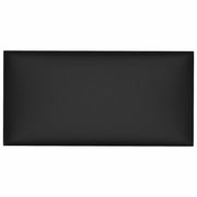 Testiera | Testata da Parete 12 pcs Nero 30 x 15 cm Tessuto