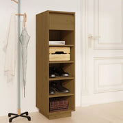 Scarpiera ambra 30x34x105 cm in Legno Massello di Pino 813558
