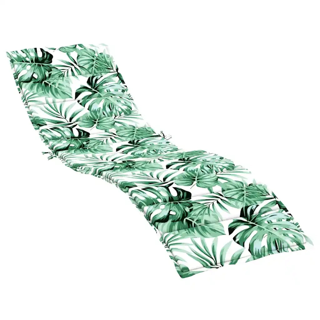 Cuscino Lounger Motivo Foglia 200 x 70 x 3 cm Tessuto Oxford 361440