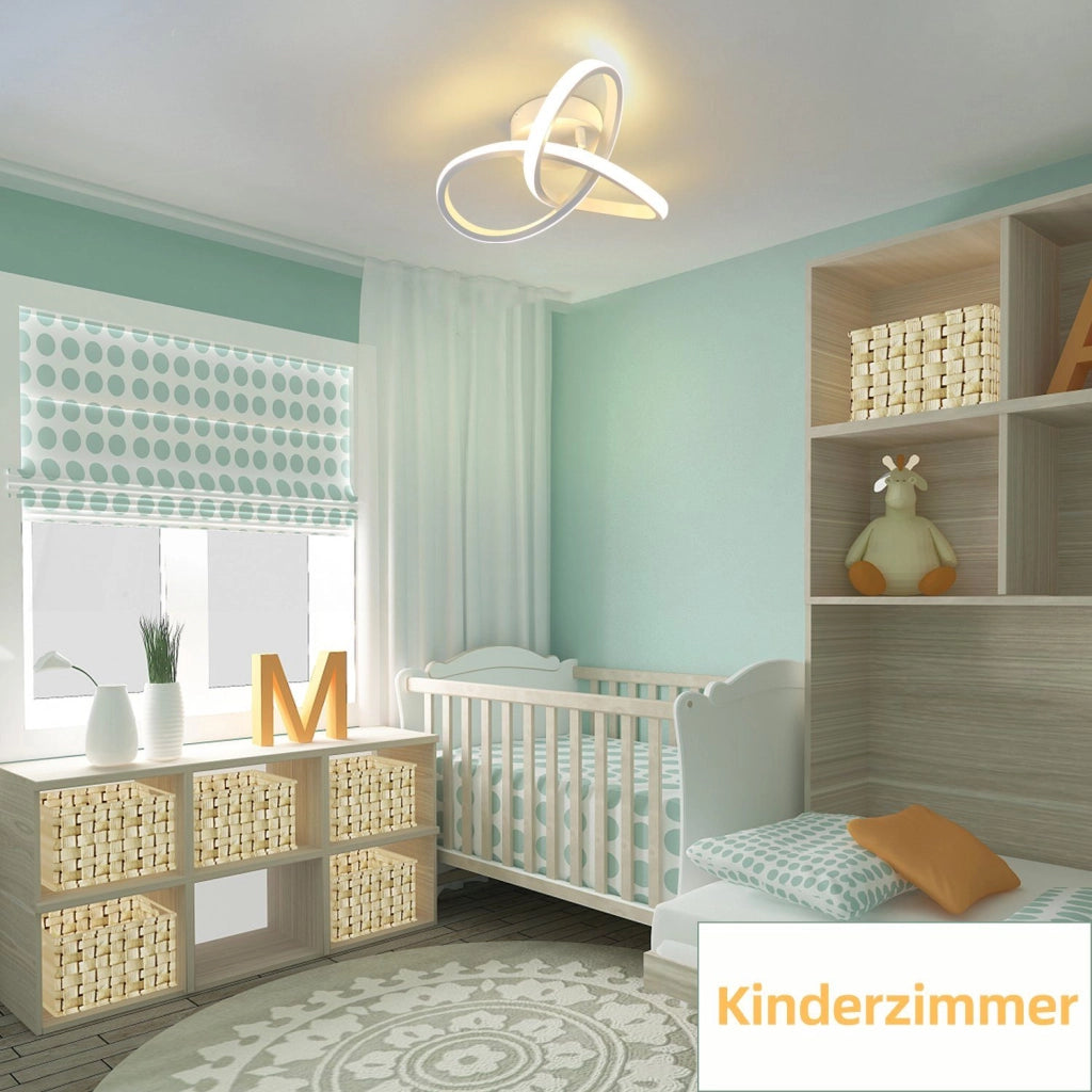 ZMH Lampada da soffitto plafoniera LED bianca design moderno 25 cm per soggiorno camera letto