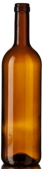 BOTTIGLIA VETRO BORDOLESE AMBRA 750 ML confezione da PEZZI 20