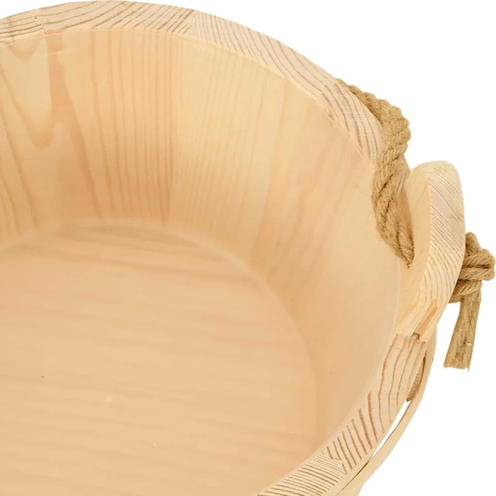 Secchio per Sauna 2 pz Marrone CFW8151739