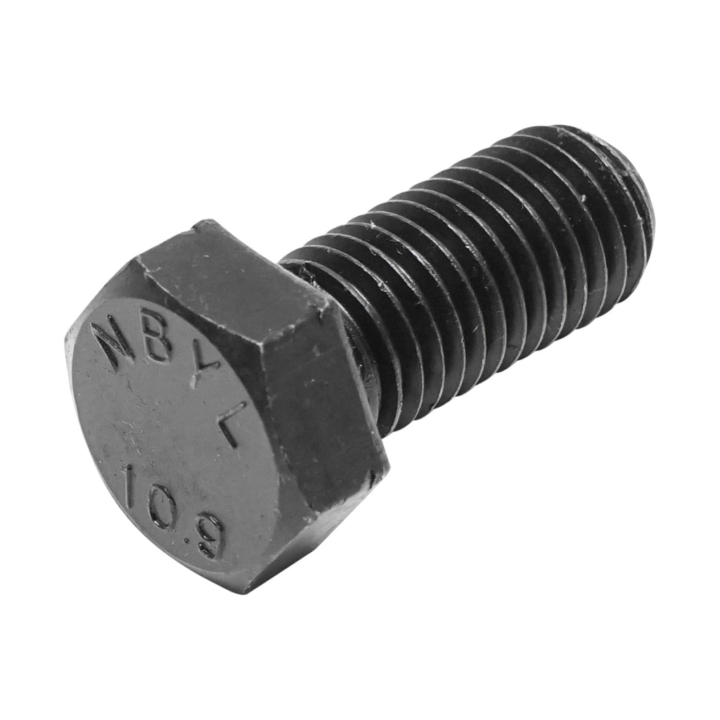 Set di 25 viti nere a testa esagonale DIN 933 M18x40 G10,9