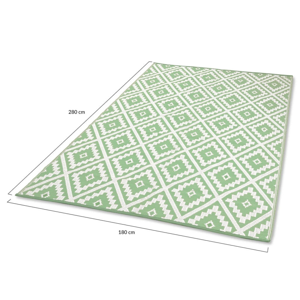 IDMarket - Tappeto per esterni BAHAMAS verde salvia 180 x 280 CM
