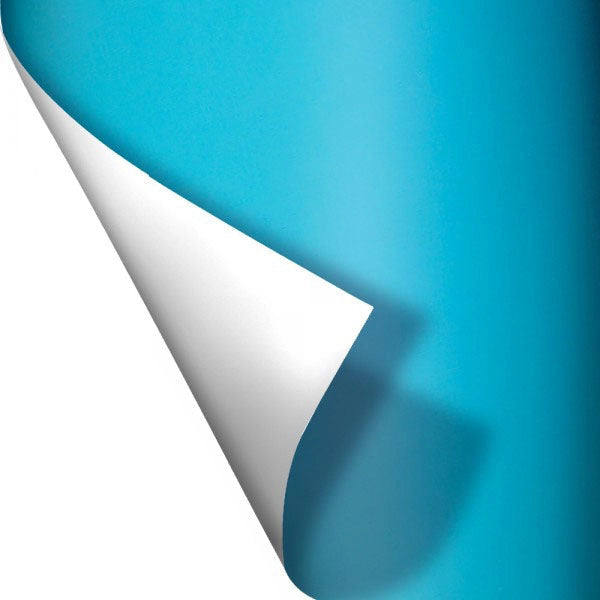 ACQUA MARINA - Pellicola polimerica adesiva da 122cm di base Misura: 122x500 cm
