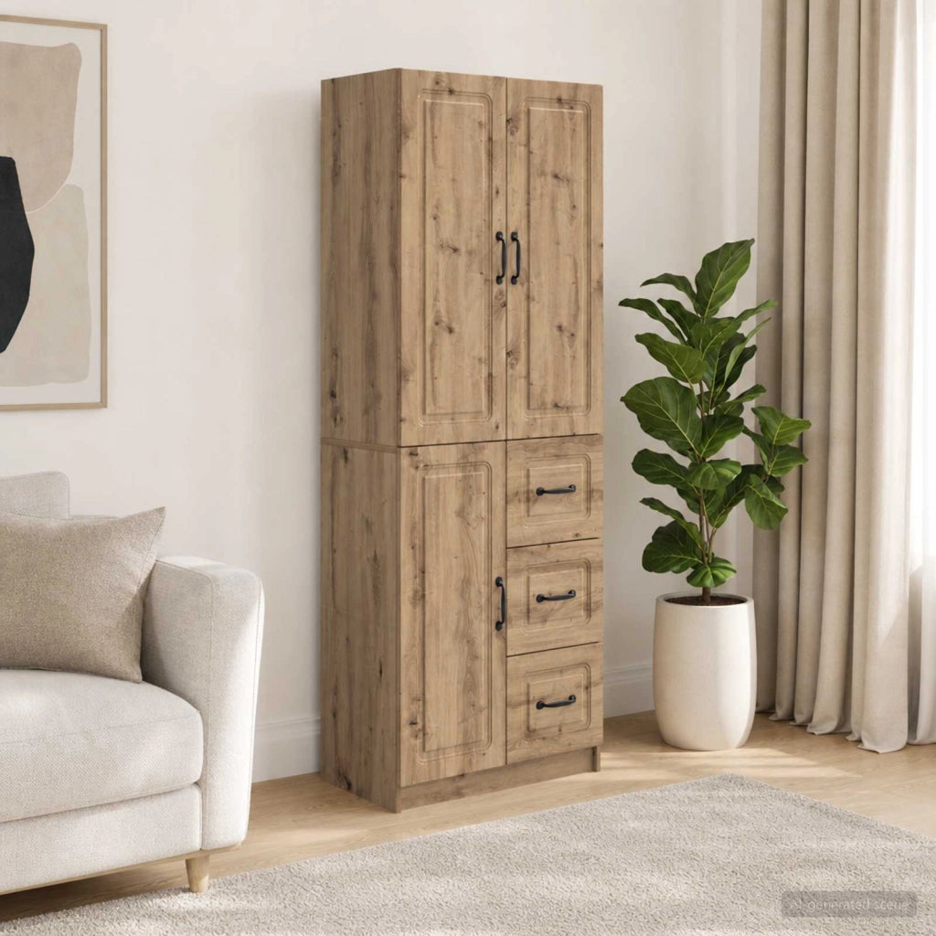 Set di armadi 2 pz Rovere Artigianale Legno ingegnerizzato 3416987