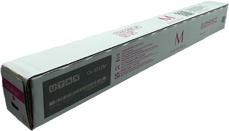 ORIGINAL Utax toner magenta CK-8512M 1T02RLBUT1 ~15000 Seiten