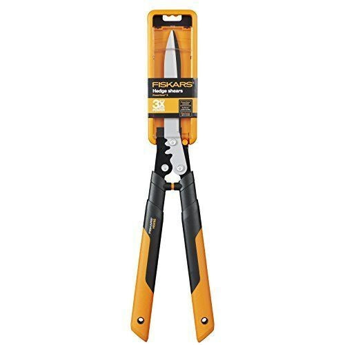 Fiskars HSX92 PowerGear X Cesoia per Siepi lame acciaio inox antiaderente 63 cm colore Nero Arancione