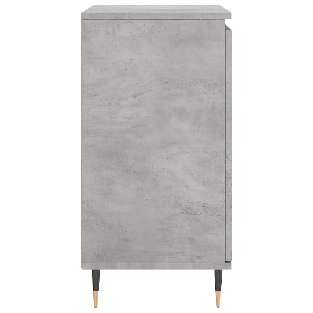 Credenza-Buffet-Armadio da cucina Grigio Cemento 60x35x70 cm in Legno Multistrato 805703