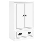 Credenza | Madia | Buffet da pranzo | Armadio da pranzo Bianca 60x35,5x103,5 cm in Legno Multistrato