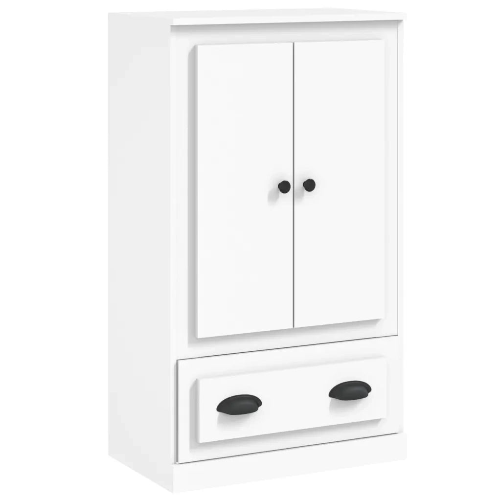 Credenza | Madia | Buffet da pranzo | Armadio da pranzo Bianca 60x35,5x103,5 cm in Legno Multistrato