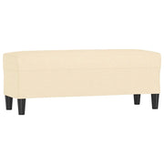 Panca Crema 100x35x41 cm in Tessuto CFW2357110