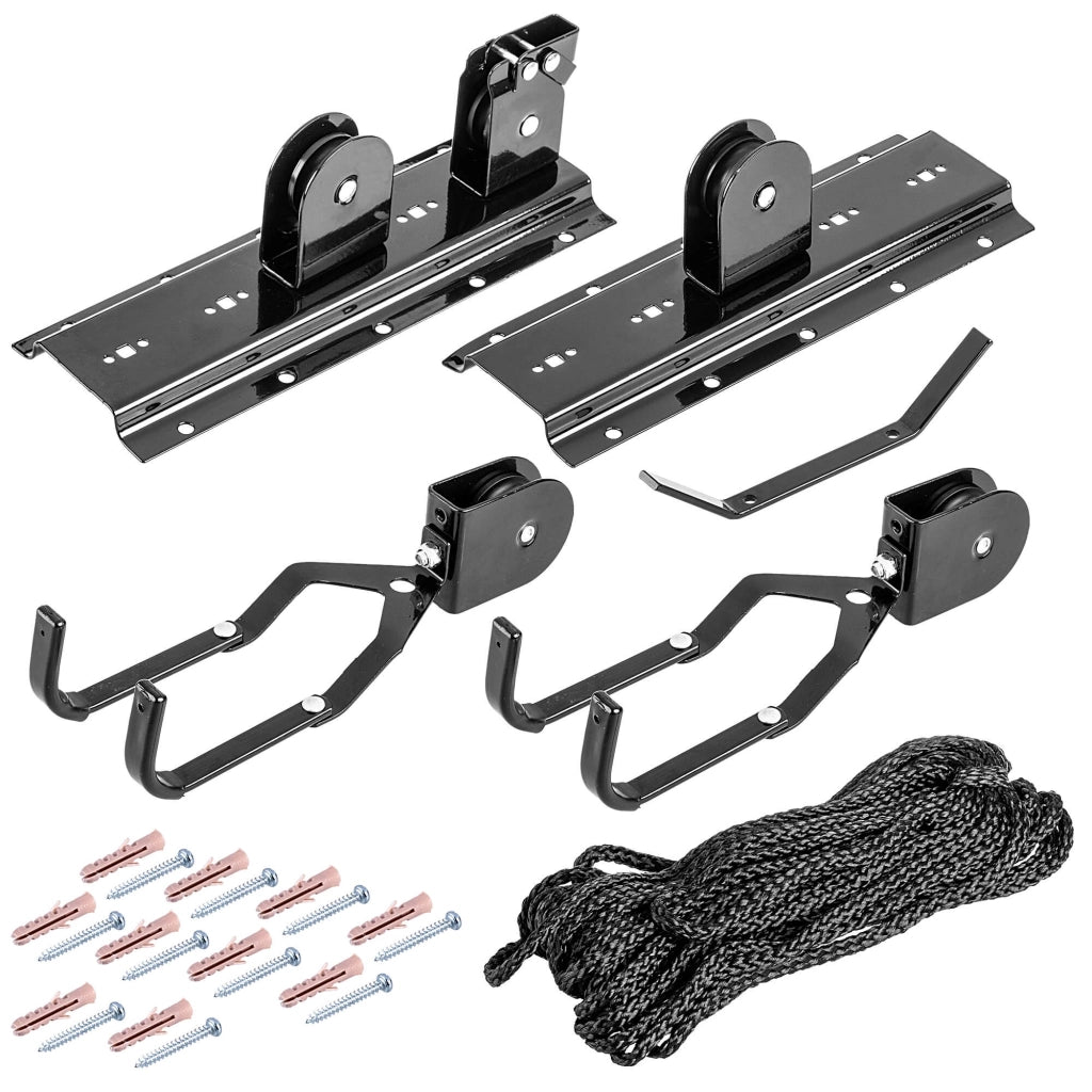 KADAX Supporto per bicicletta da soffitto, gancio per sollevamento biciclette, robusto.