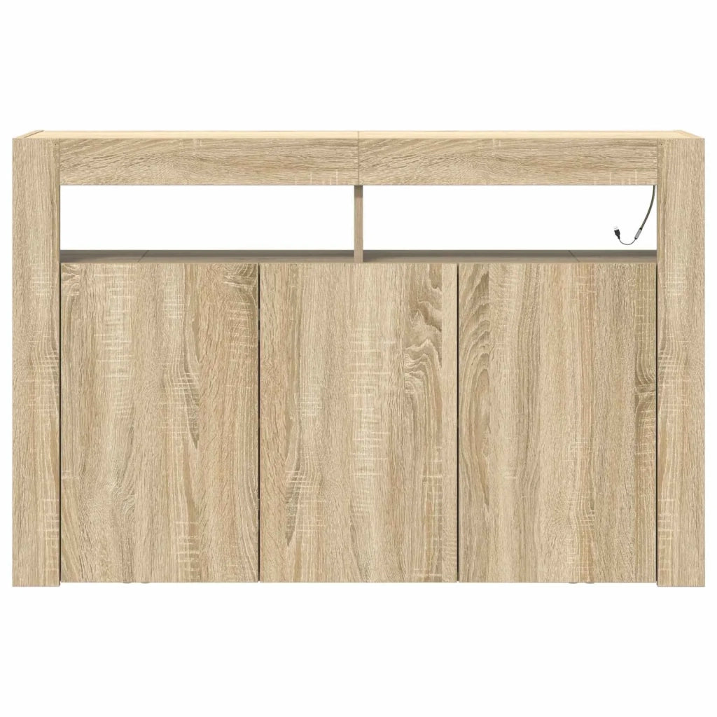 Credenza Rovere Sonoma 116 x 30 x 75 cm Legno multistrato 3333878