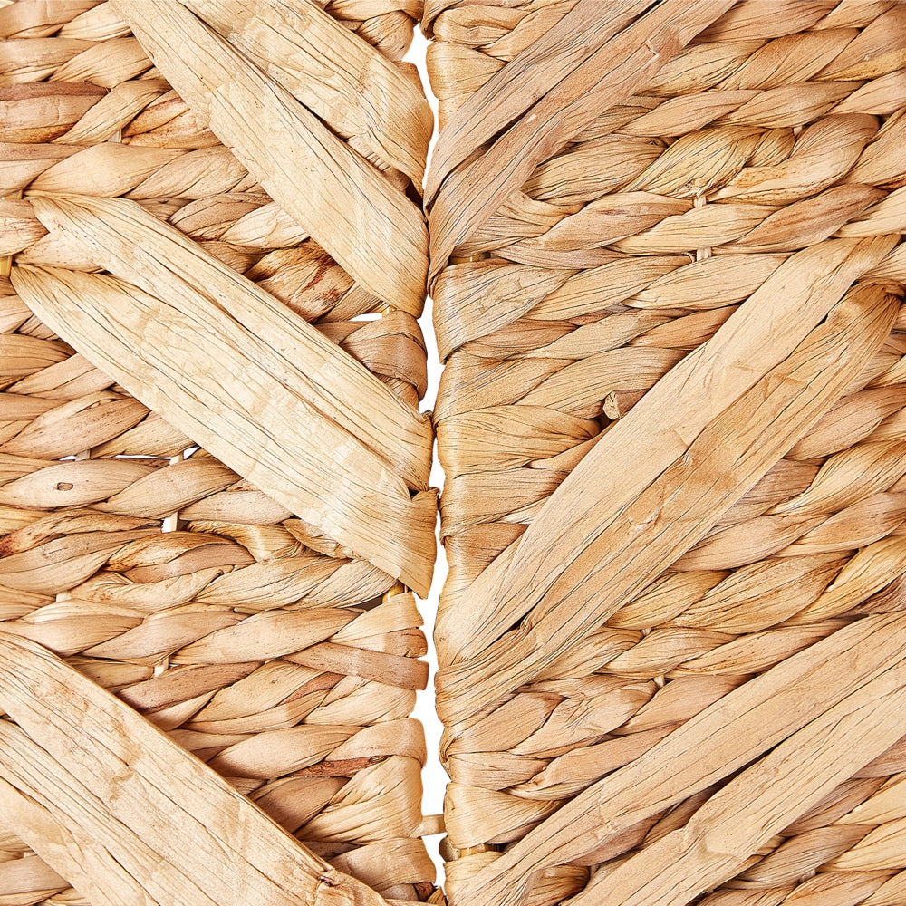 Copribase per Albero di Natale in giacinto d'acqua naturale rotondo ⌀ 45 cm stile Boho Accessori natalizi