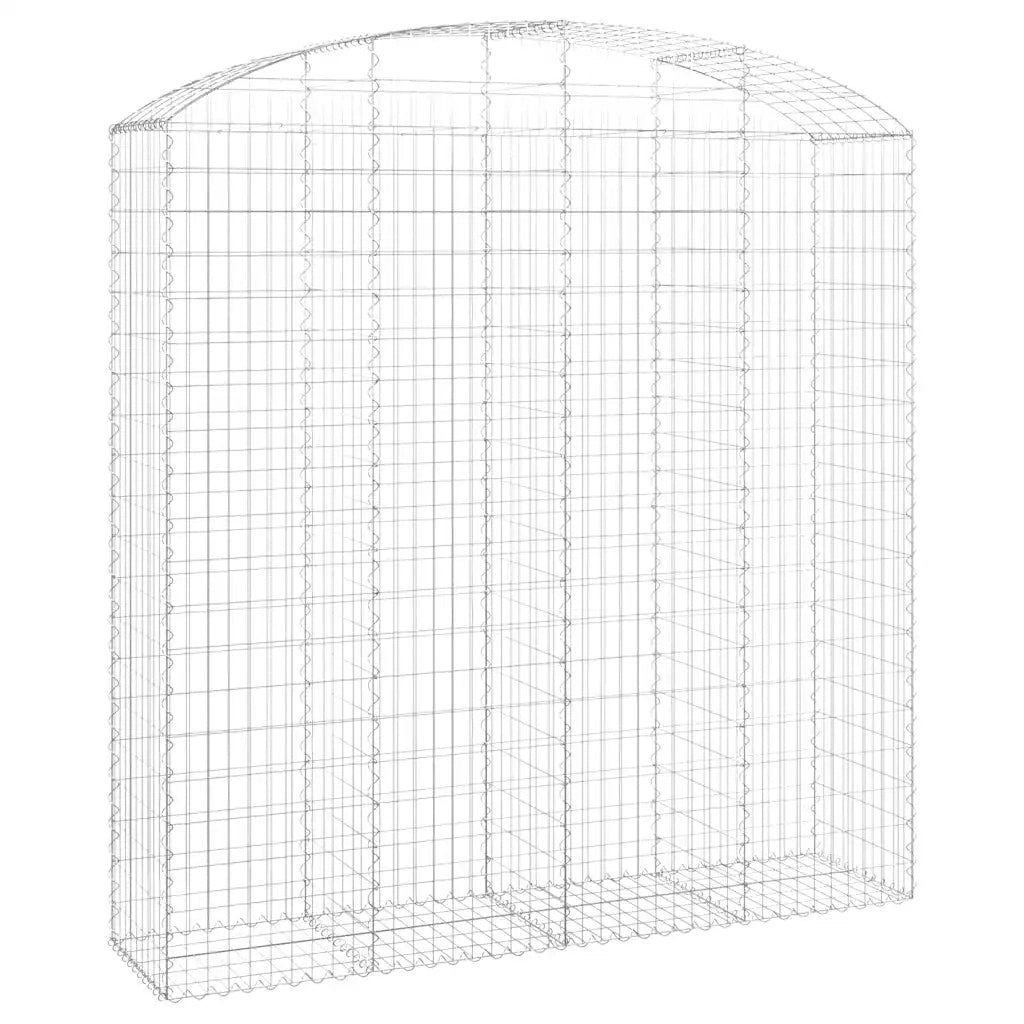 Cesto Gabbione ad Arco 200x50x200/220 cm Ferro Zincato 153480