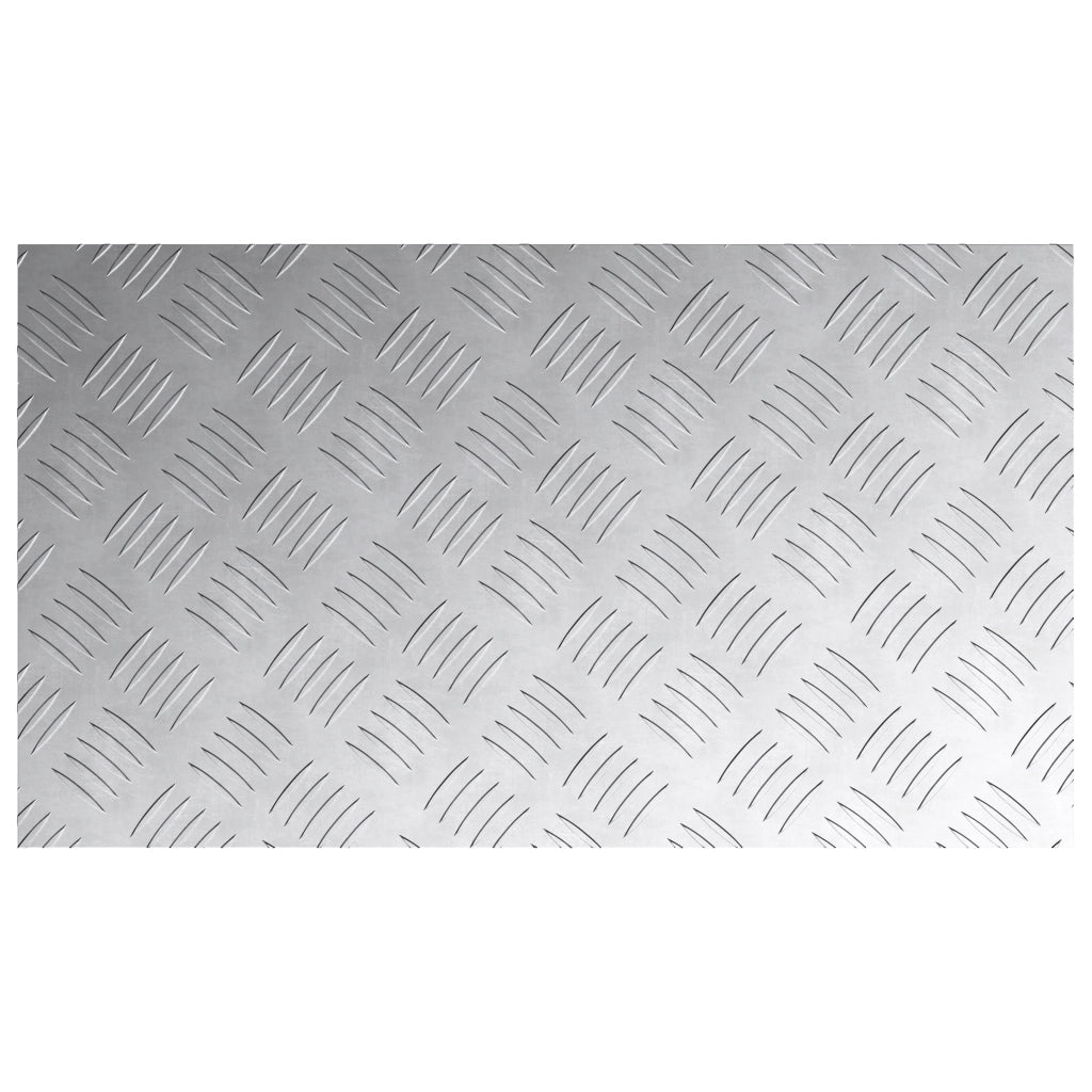 Pannelli in Alluminio Antiscivolo 2 pezzi 70x40 cm