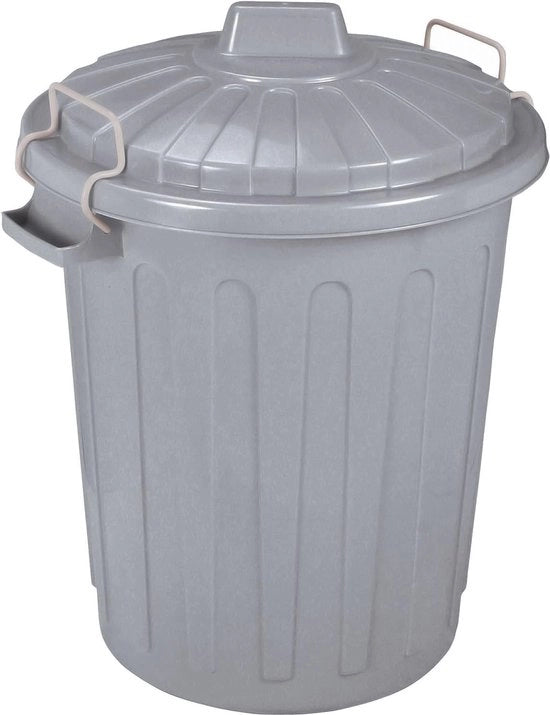 Cassetto di Rifiuti con Copertura - Tazza in Plastica per Casa, Giardino e Negozio - 40x35x45cm