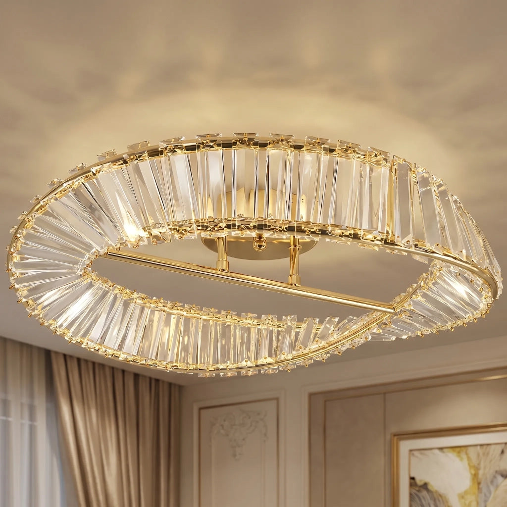Lampada Da Soffitto Led Swe095-c 50cm Gold