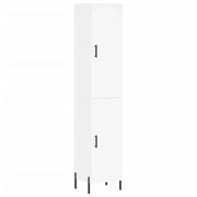 Buffet credenza cassettiera mobiletto mobile contenitore organizer cucina soggiorno salotto alto 34,5 x 34 x 180 cm legno ingegnerizzato bianco 02_0032288