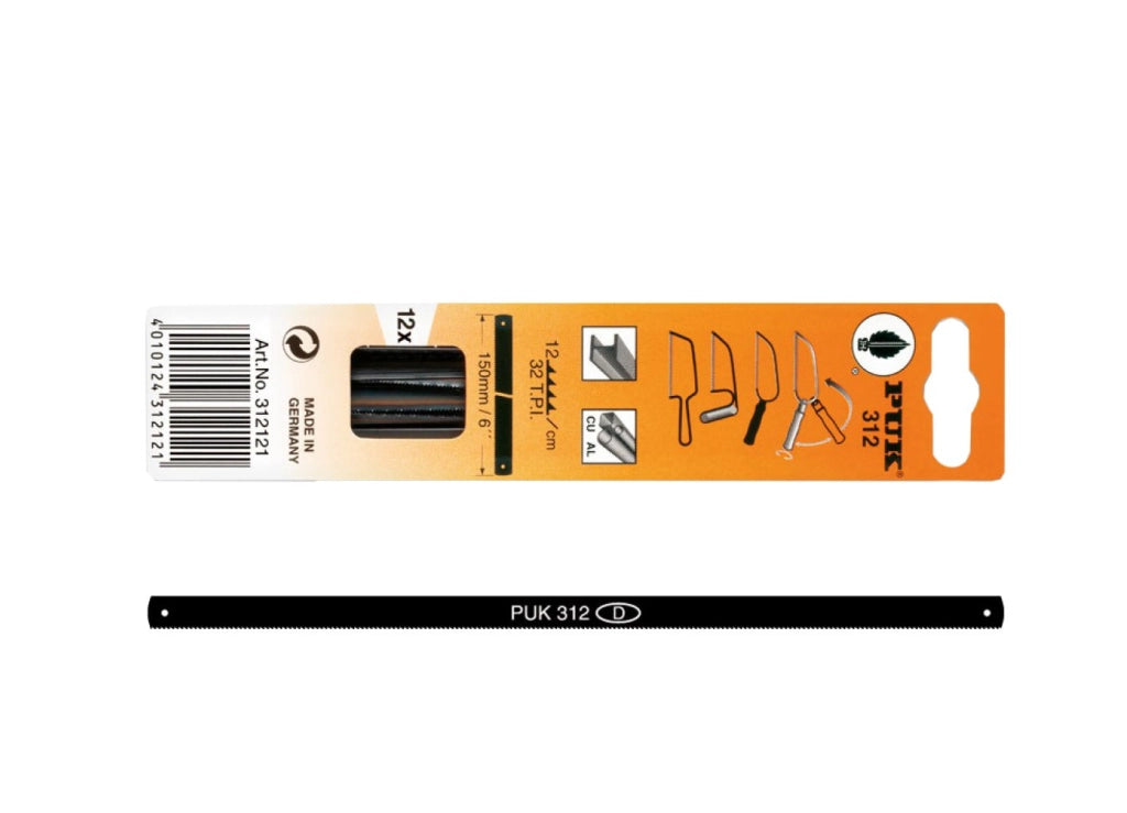 LAMA ORIGINALE PUK PER METALLO 150 mm - 12 pezzi- PUK