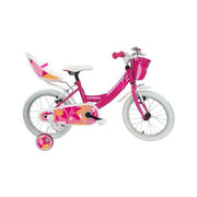 Bicicletta esperia 25147 bimba starlet con rotelle e accessori fucsia