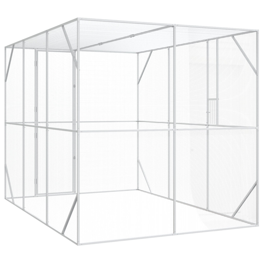 voliera  antracite 302x206x214 cm in acciaio