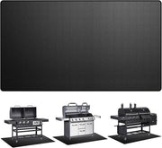 Matrice di protezione da fuoco per esterno 90 x 120 cm - Mat di protezione da fuoco a 3 strati per pavimentazione, erba, barbecue, sentiero di fuoco, campeggio, patio, pavimento in legno