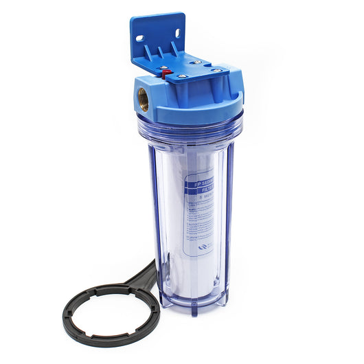 Naturewater Filtro dell'acqua NW-BR10F con cartuccia filtrante per sedimenti, attacco tubo 26,16 mm