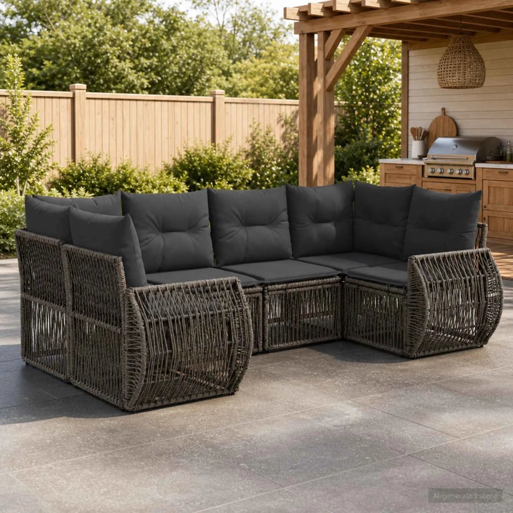 Set Divano da Giardino 6 pz 6-Numero di posti 3435515